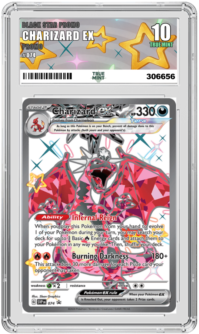 Charizard ex — TrueMint 10 True Mint slab
