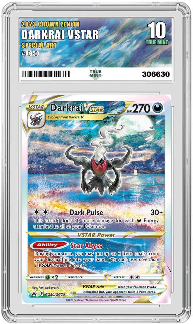 Darkrai VSTAR — TrueMint 10 slab